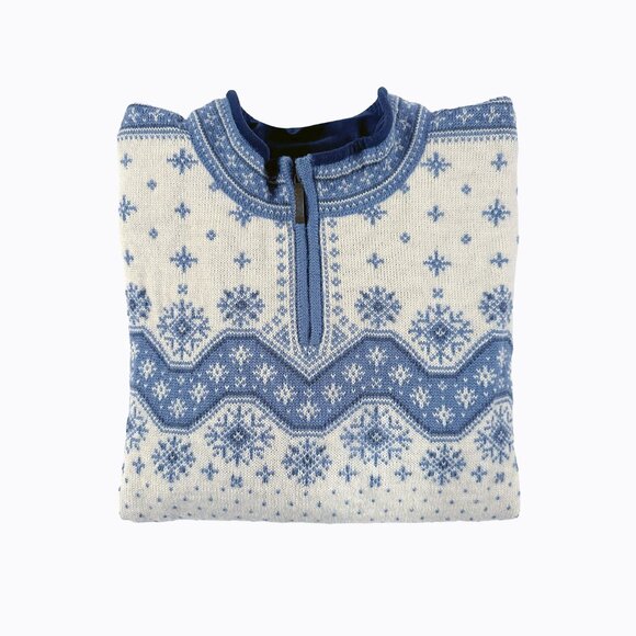 Dale of Norway Fair Aisle Wool Knit Sweater M Nordic Scandi Sport Winter Classic - Picture 1 of 12